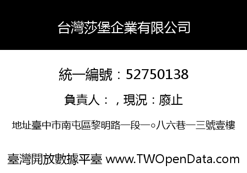台灣莎堡企業有限公司
