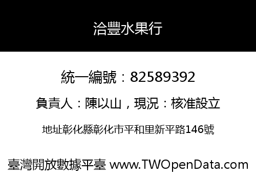 洽豐水果行