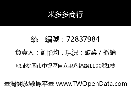 米多多商行