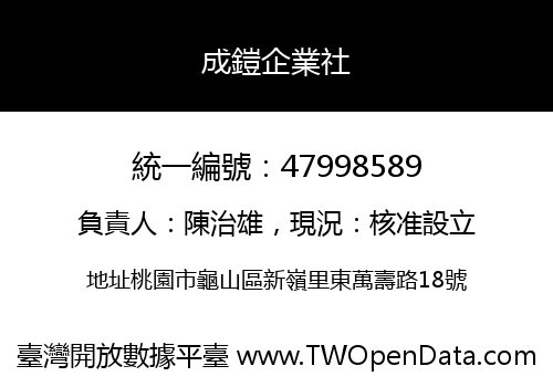 成鎧企業社