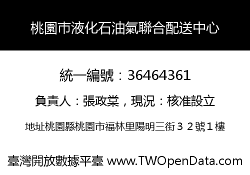 桃園巿液化石油氣聯合配送中心