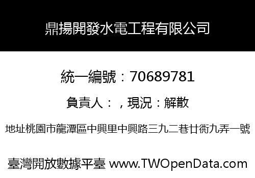 鼎揚開發水電工程有限公司