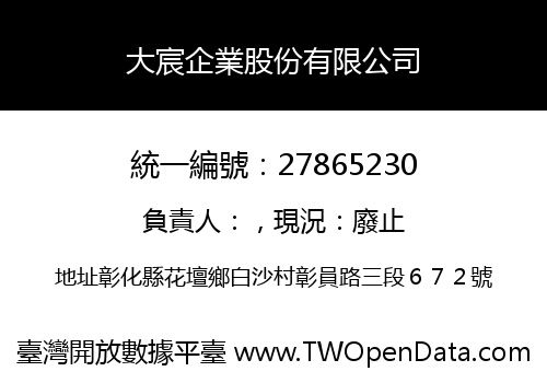 大宸企業股份有限公司