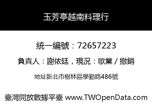 玉芳亭越南料理行