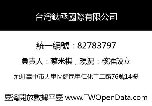 台灣鈦亟國際有限公司