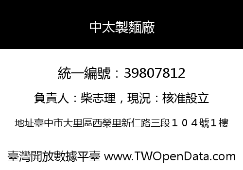 中太製麵廠