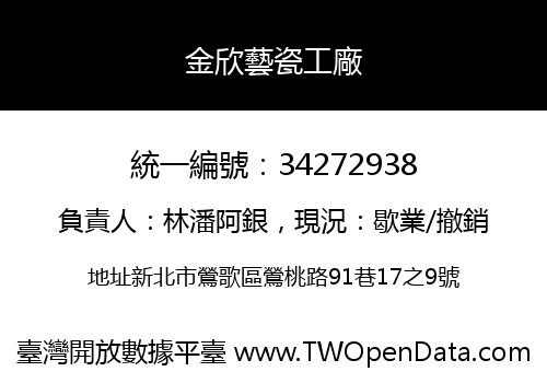 金欣藝瓷工廠