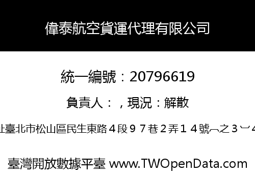 偉泰航空貨運代理有限公司