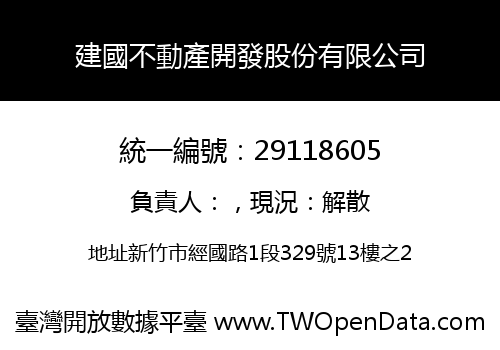 建國不動產開發股份有限公司