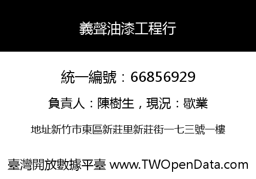 義聲油漆工程行