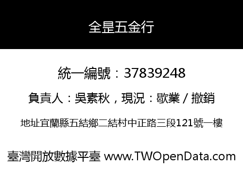 全昰五金行
