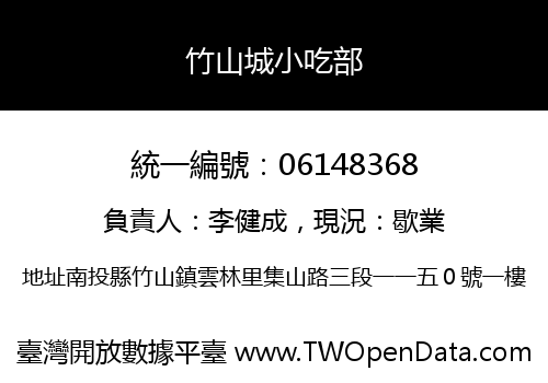 竹山城小吃部