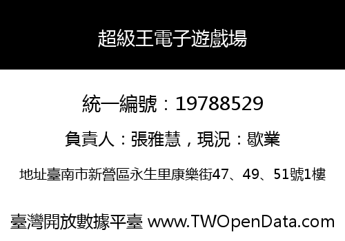 超級王電子遊戲場