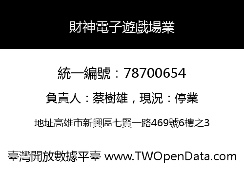 財神電子遊戲場業