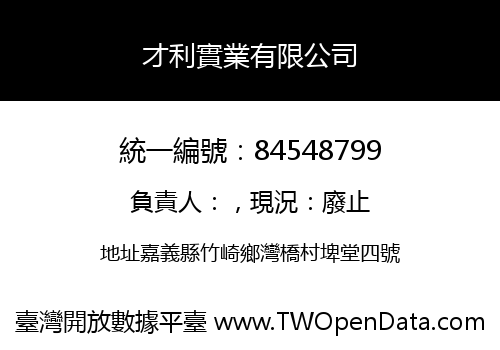 才利實業有限公司