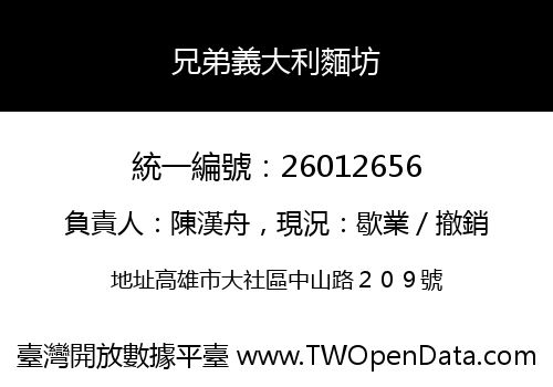 兄弟義大利麵坊
