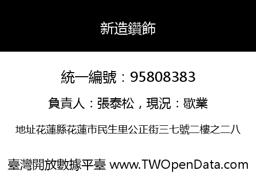 新造鑽飾