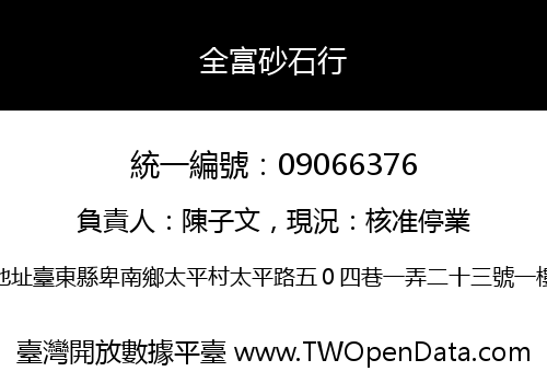 全富砂石行