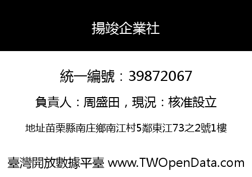 揚竣企業社
