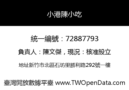 小港陳小吃