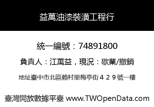 益萬油漆裝潢工程行