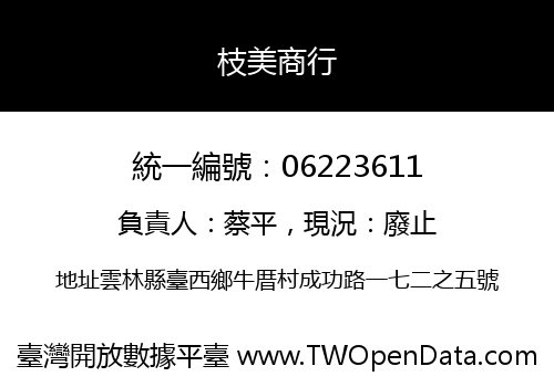 枝美商行