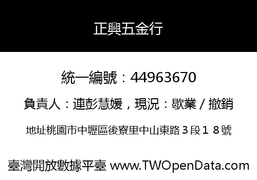 正興五金行