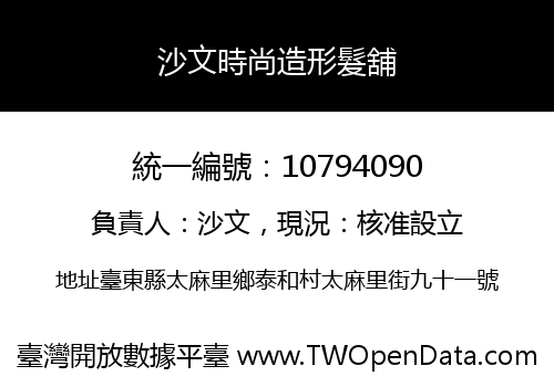 沙文時尚造形髮舖