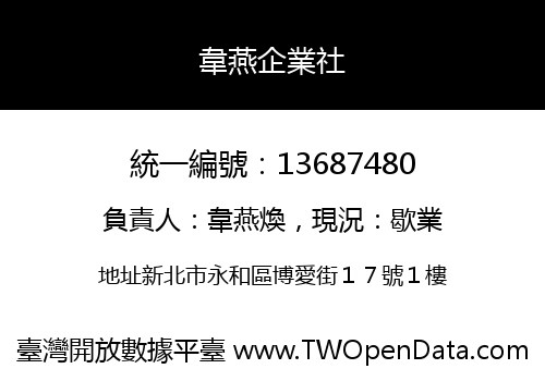 韋燕企業社