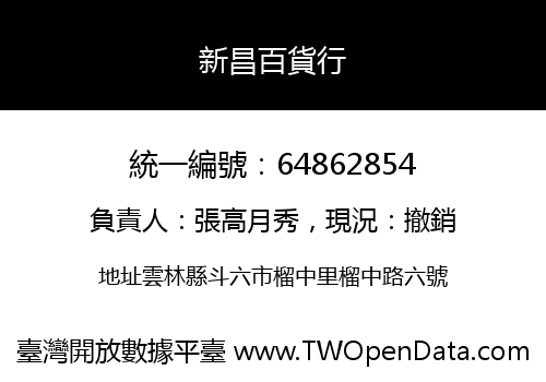 新昌百貨行