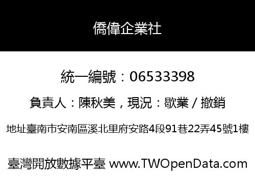 僑偉企業社