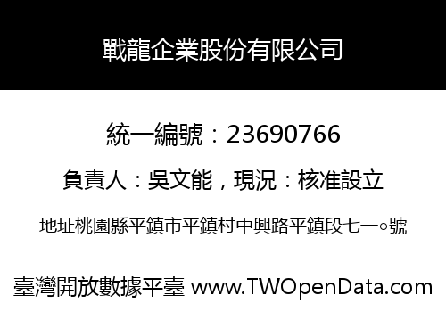 戰龍企業股份有限公司