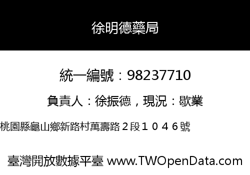 徐明德藥局