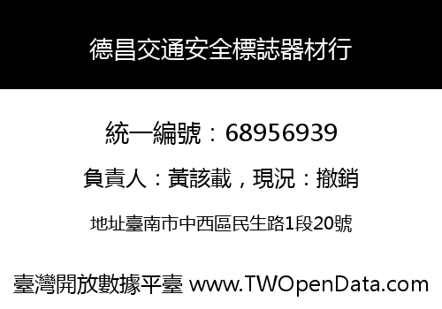 德昌交通安全標誌器材行