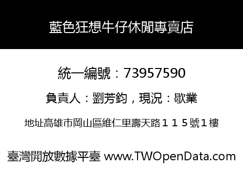 藍色狂想牛仔休閒專賣店