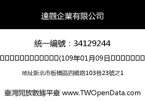 達觀企業有限公司