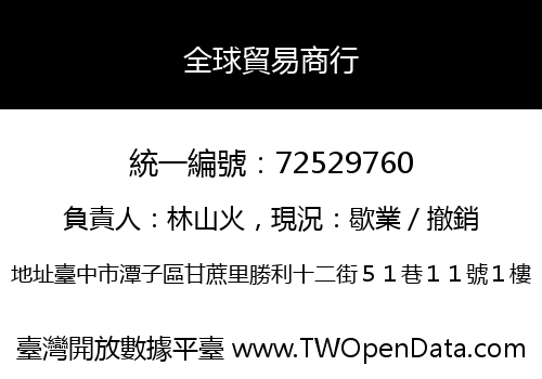 全球貿易商行