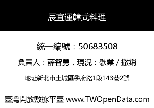 辰宜運韓式料理