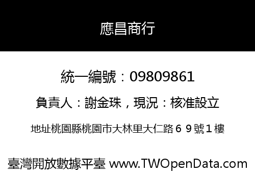 應昌商行