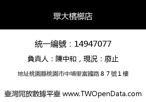 眾大檳榔店