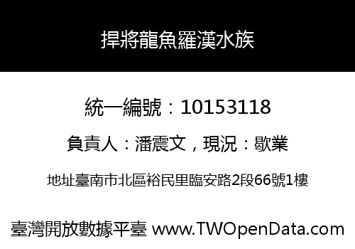 捍將龍魚羅漢水族