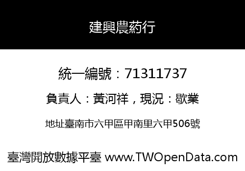 建興農葯行