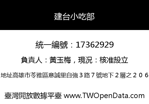 建台小吃部