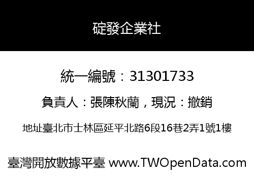 碇發企業社