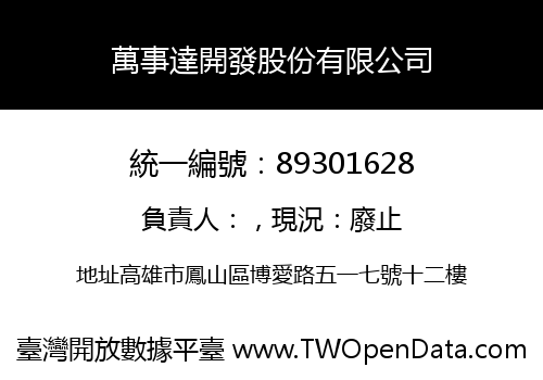 萬事達開發股份有限公司