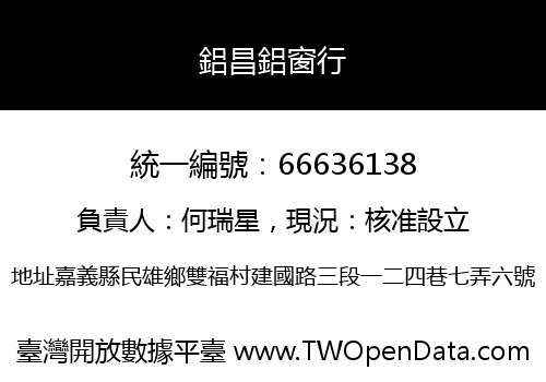 鋁昌鋁窗行
