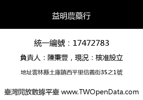 益明農藥行