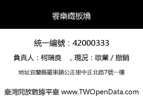 饗樂鐵板燒
