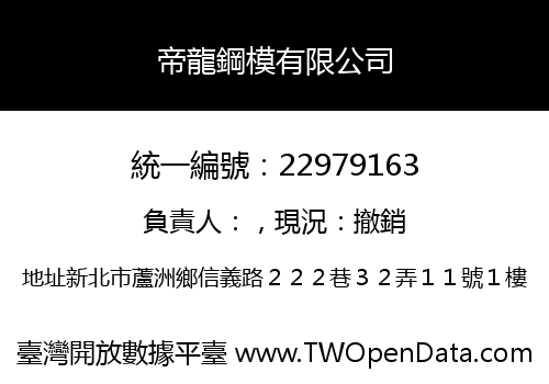 帝龍鋼模有限公司
