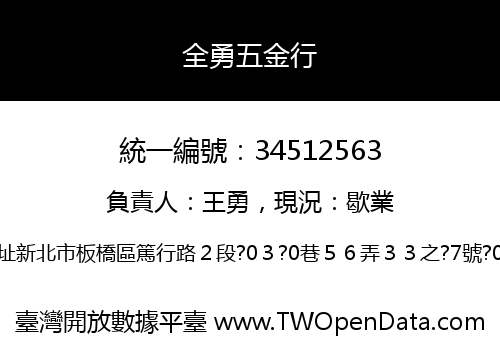 全勇五金行